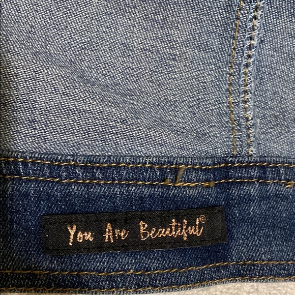 Dollhouse Blue Denim Jean Jacket Distressed - Picture 11 of 12